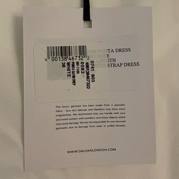 Galvan London Punta Crepe gown - Picture 2 of 8